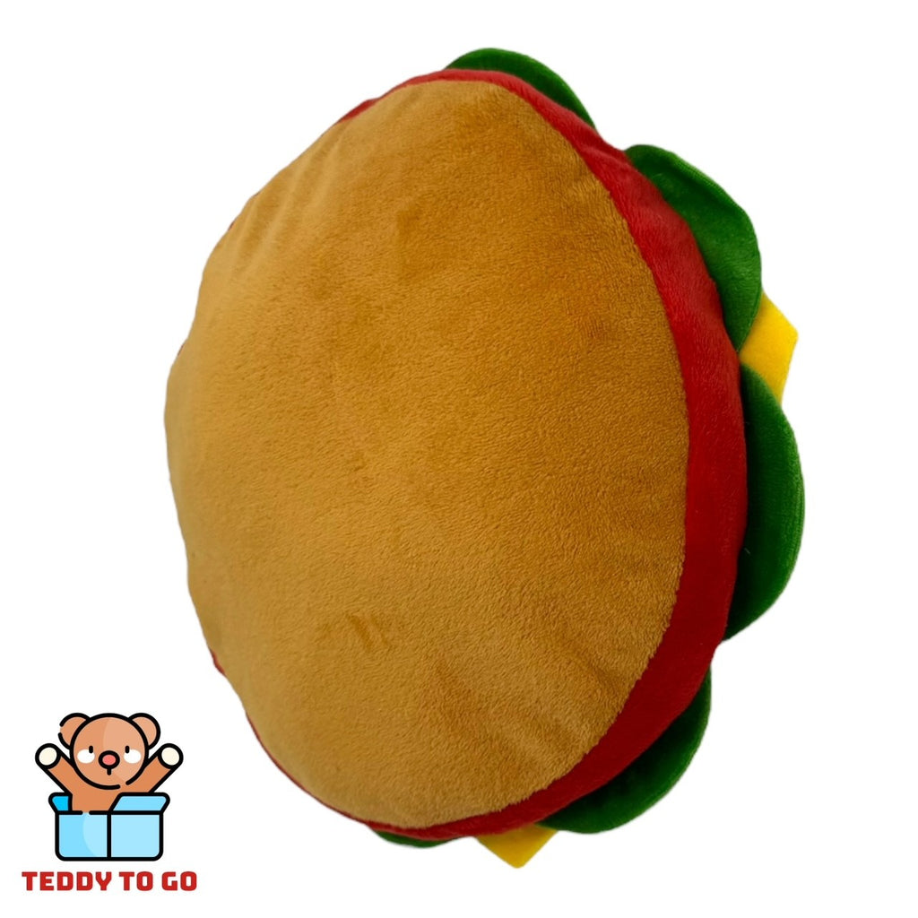 Happy Fast Food Friends Hamburger knuffel achterkant