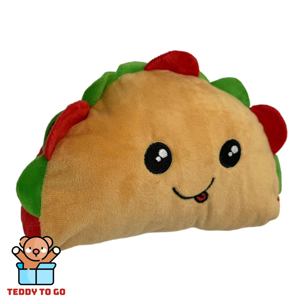 Happy Fast Food Friends Taco knuffel zijaanzicht