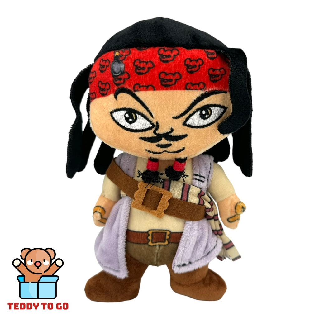 Pirates of the Caribbean Jack Sparrow knuffel voorkant