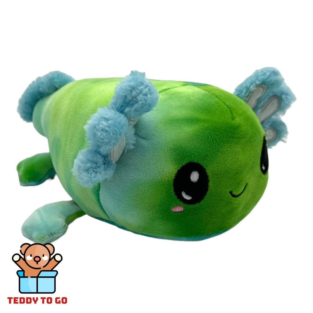 Kawaii Axolotl knuffel zijaanzicht