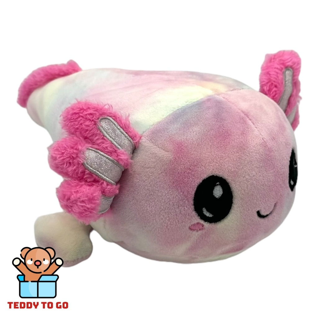 Kawaii Axolotl knuffel zijaanzicht