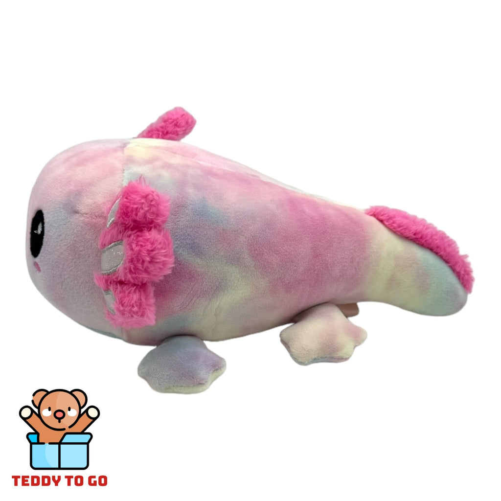 Kawaii Axolotl knuffel zijkant