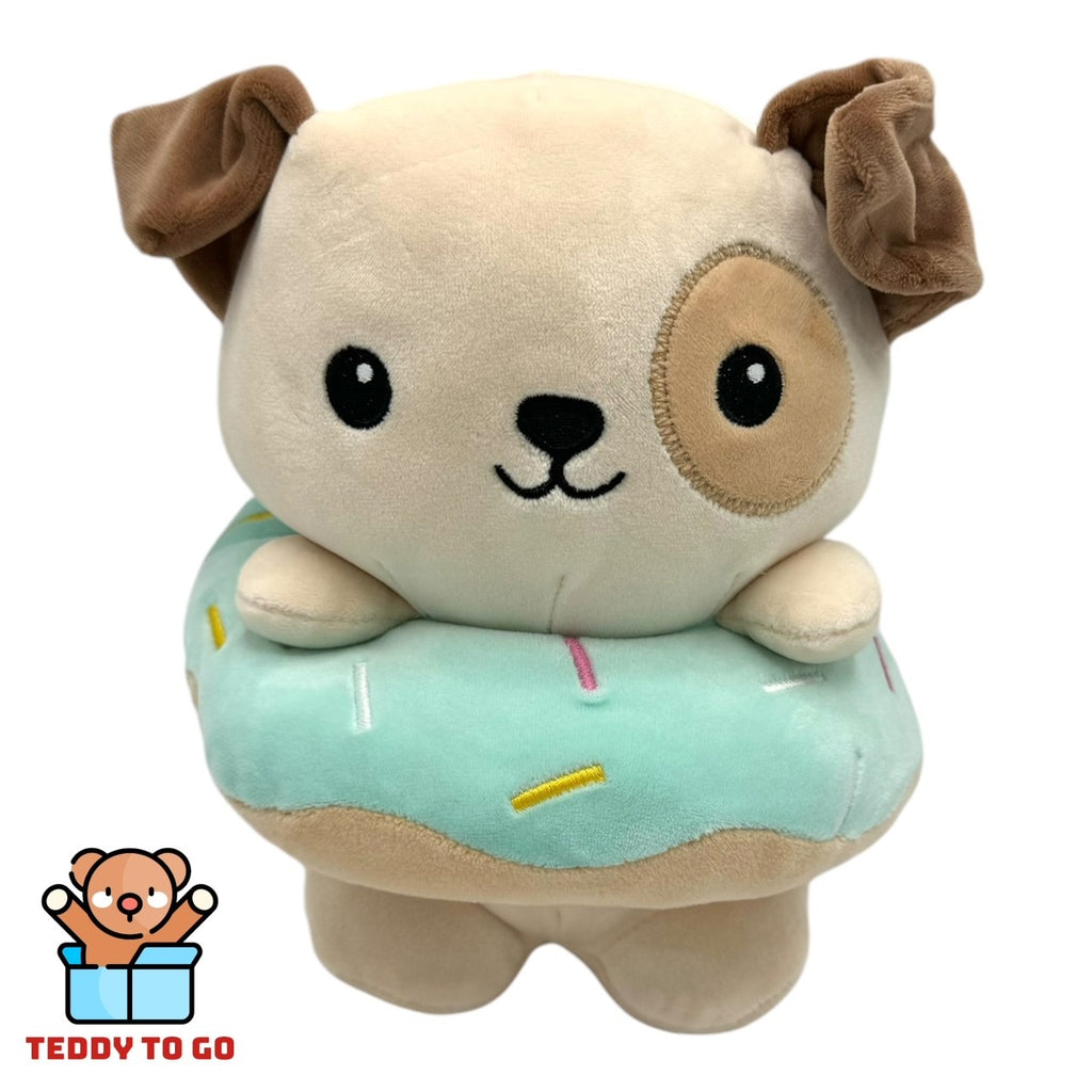 Kawaii Kuties Donut Hond knuffel voorkant