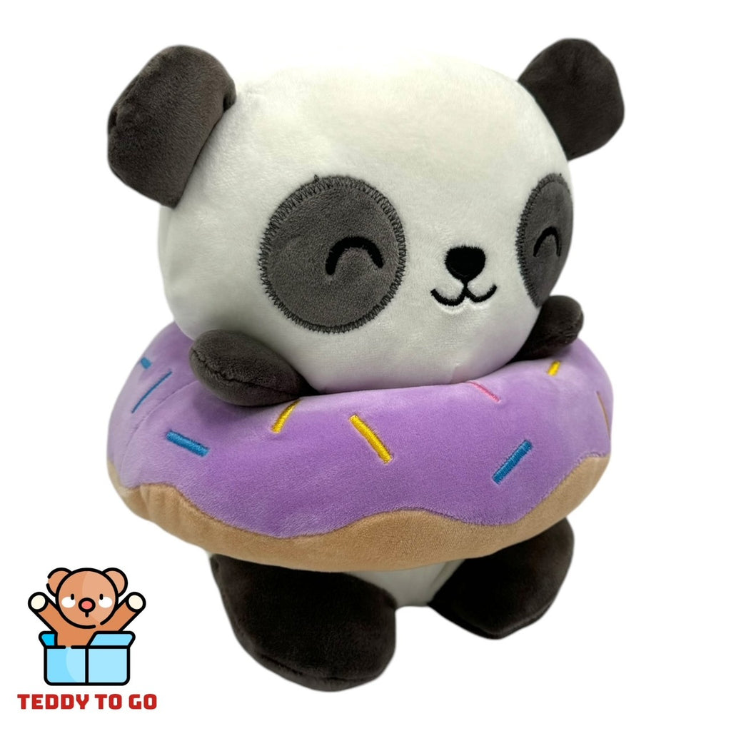 Kawaii Kuties Donut Panda knuffel zijaanzicht