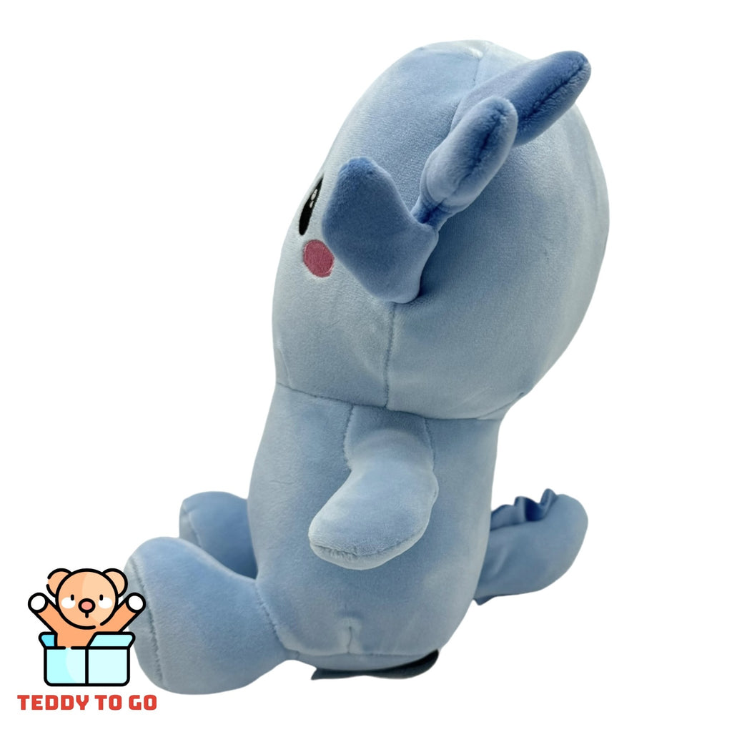 Kawaii Kuties Axolotl blauw knuffel zijkant