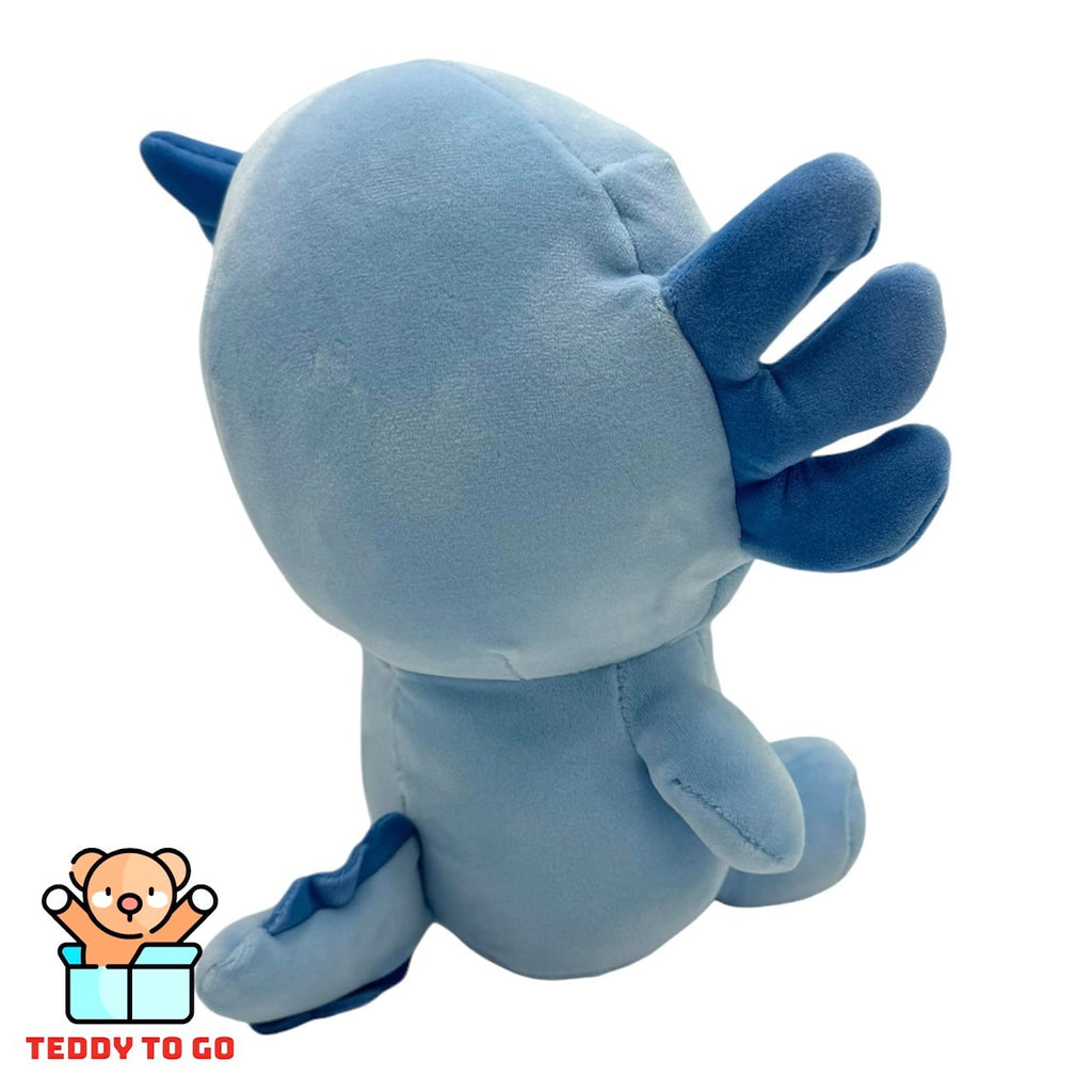 Kawaii Kuties Axolotl blauw knuffel achterkant