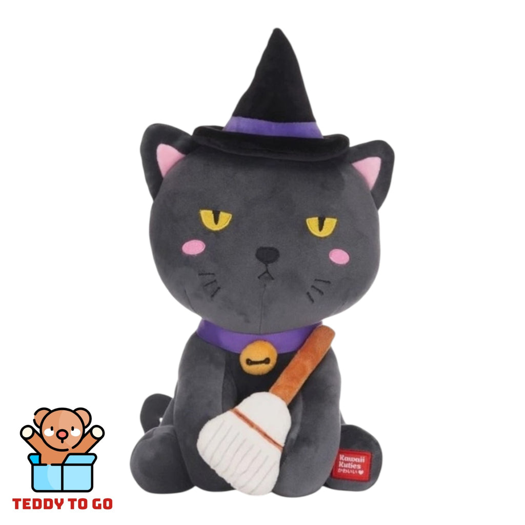 Halloween Kawaii Kuties Heksje Zwarte Kat knuffel