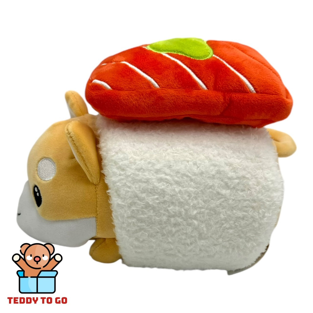 Kawaii Kuties Sushi Roll Corgi knuffel zijkant