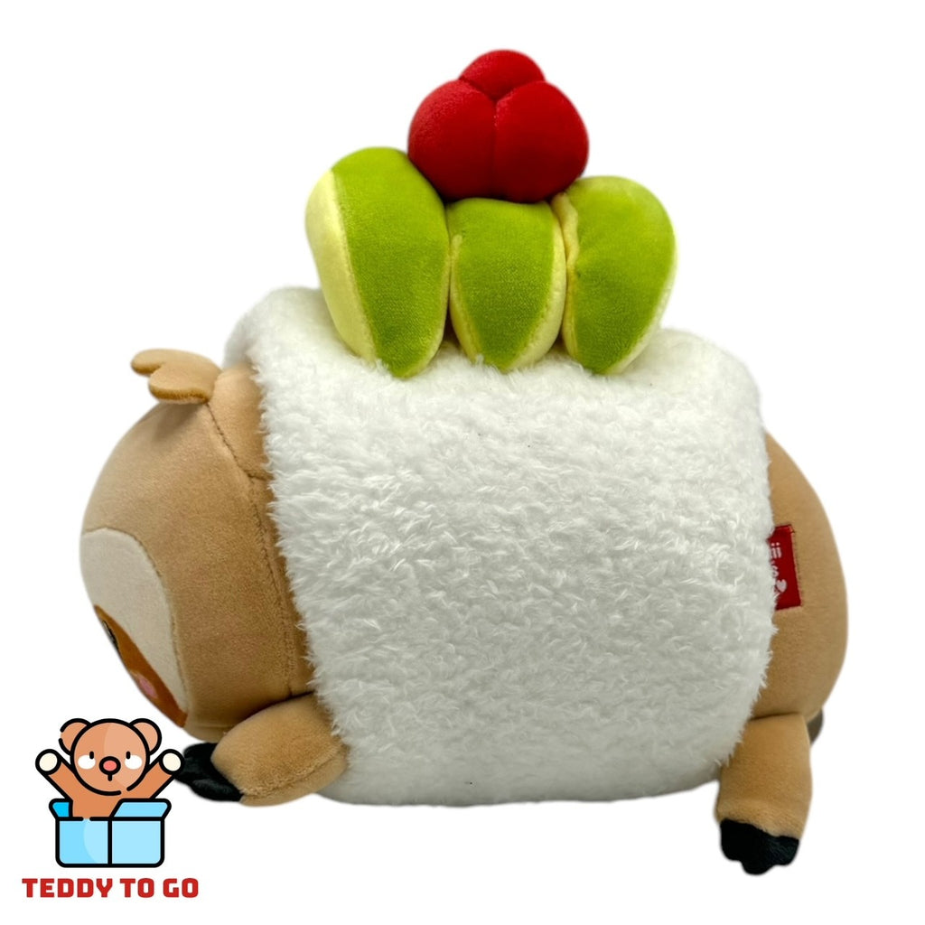 Kawaii Kuties Sushi Roll Luiaard knuffel zijkant