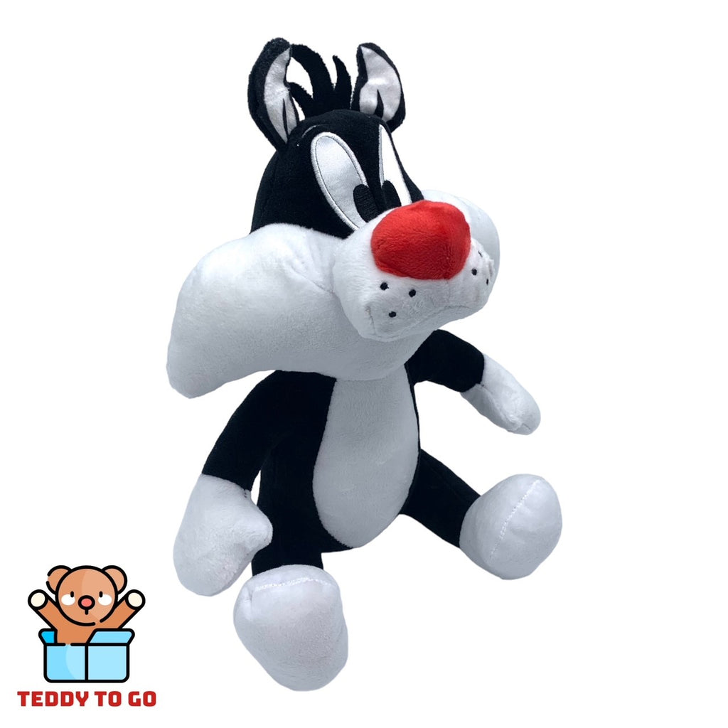 Looney Tunes Sylvester knuffel zijaanzicht