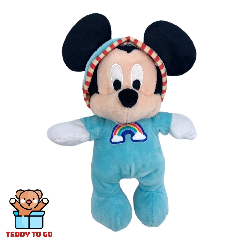 Disney Mickey Mouse in pyjama knuffel voorkant