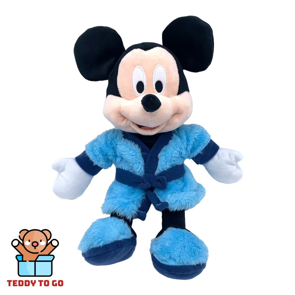 Disney Mickey Mouse in badjas knuffel voorkant