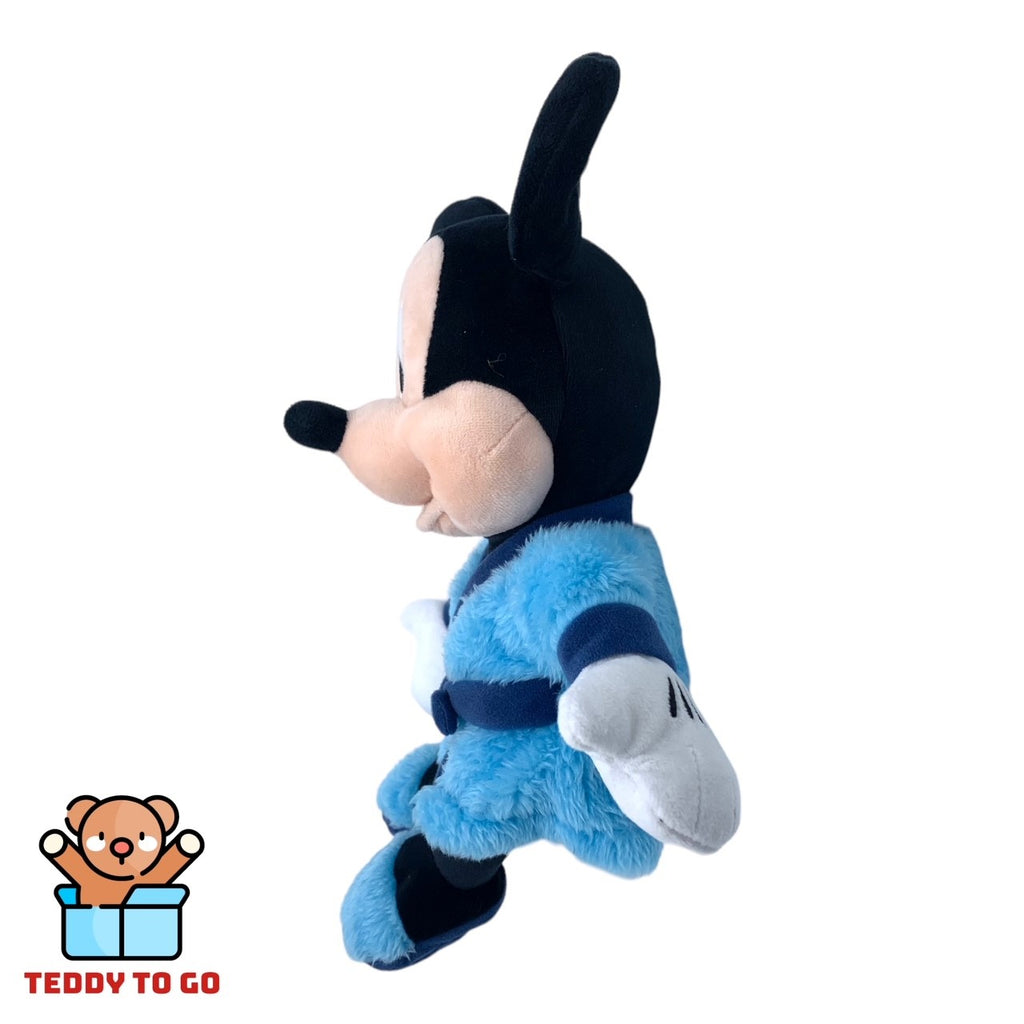Disney Mickey Mouse in badjas knuffel zijkant