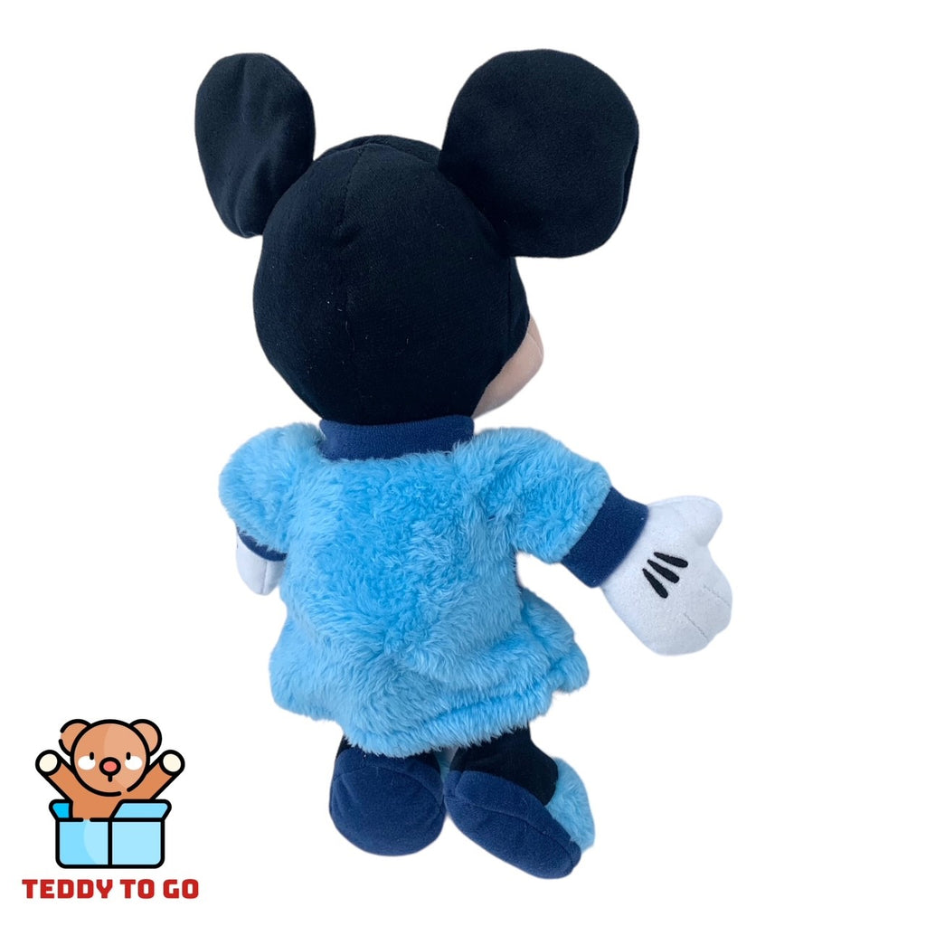 Disney Mickey Mouse in badjas knuffel achterkant