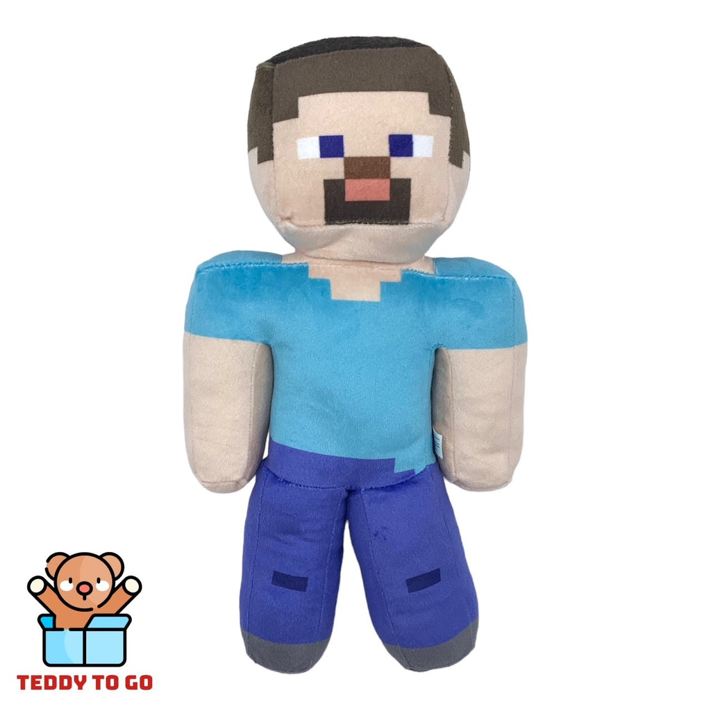 Minecraft Steve knuffel voorkant