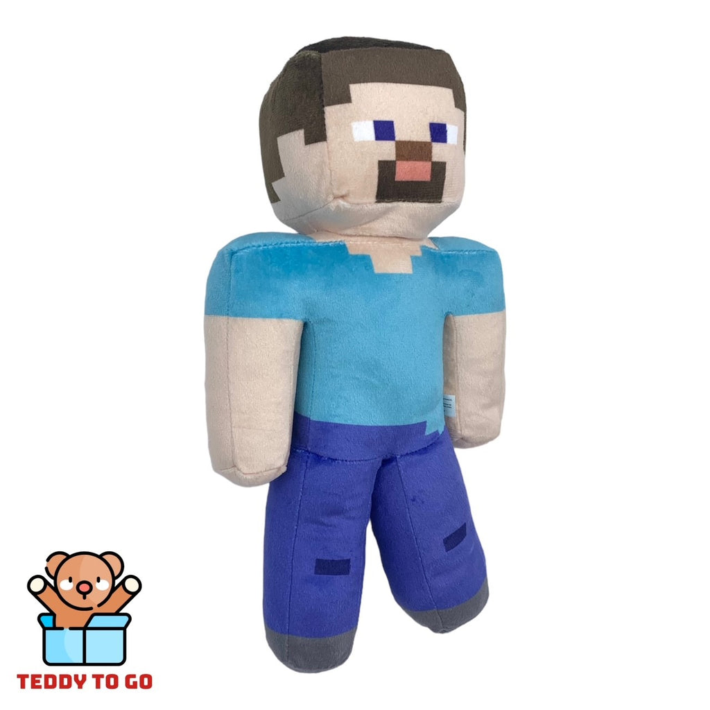 Minecraft Steve knuffel zijaanzicht