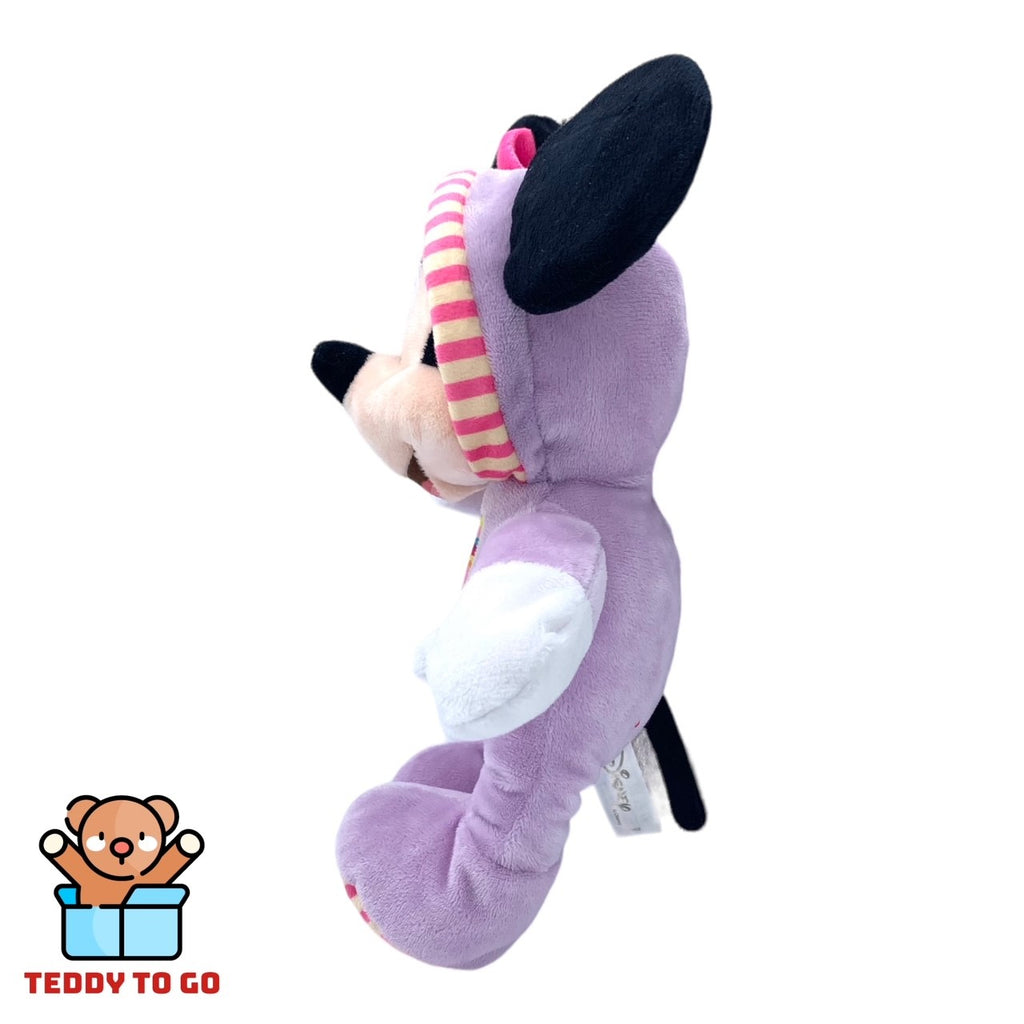 Disney Minnie Mouse in pyjama knuffel zijkant