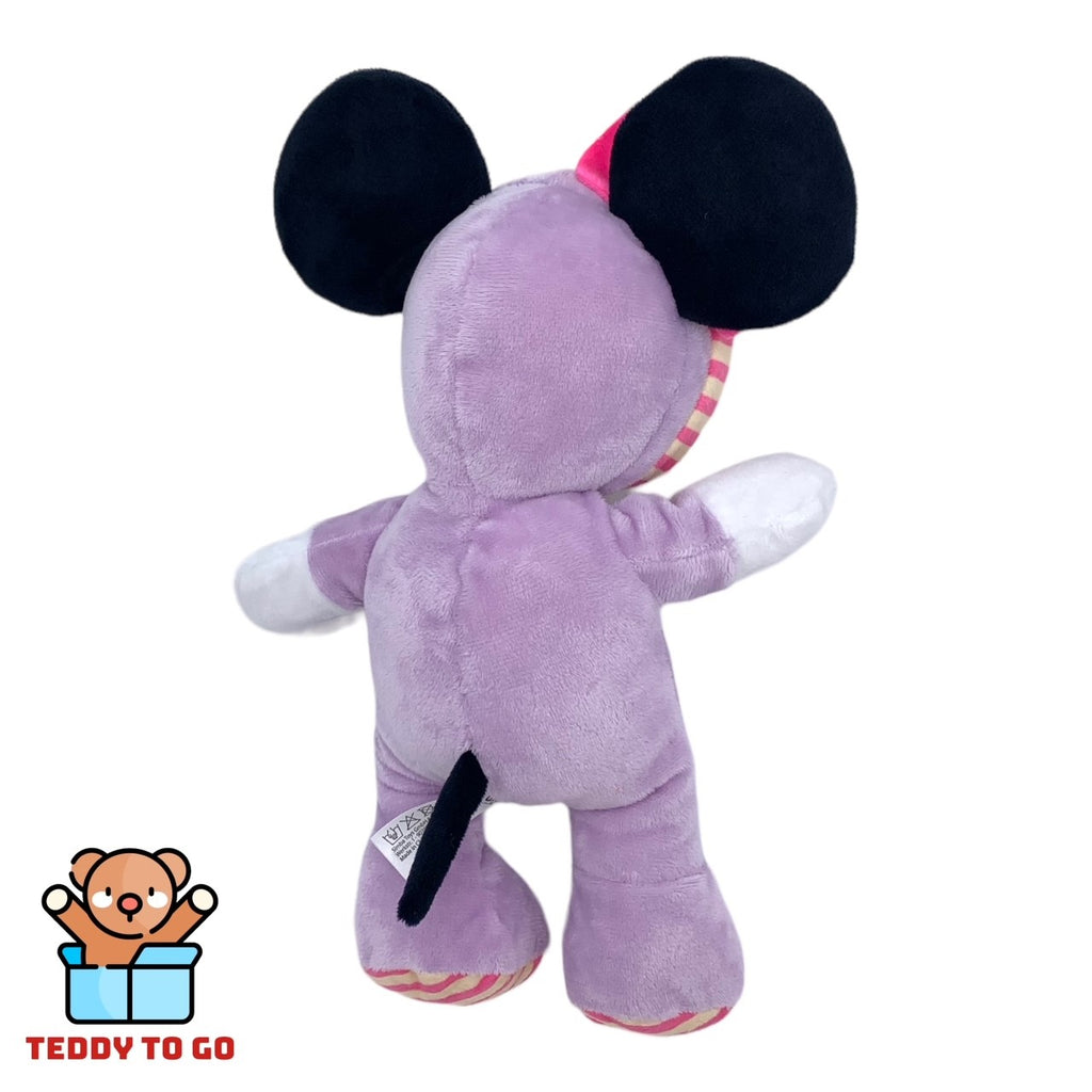 Disney Minnie Mouse in pyjama knuffel achterkant