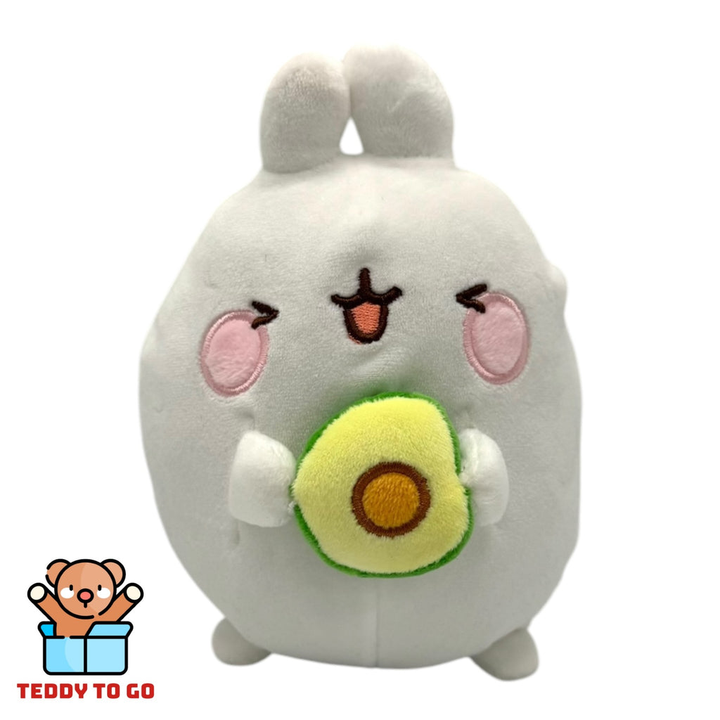 Molang met Avocado knuffel voorkant