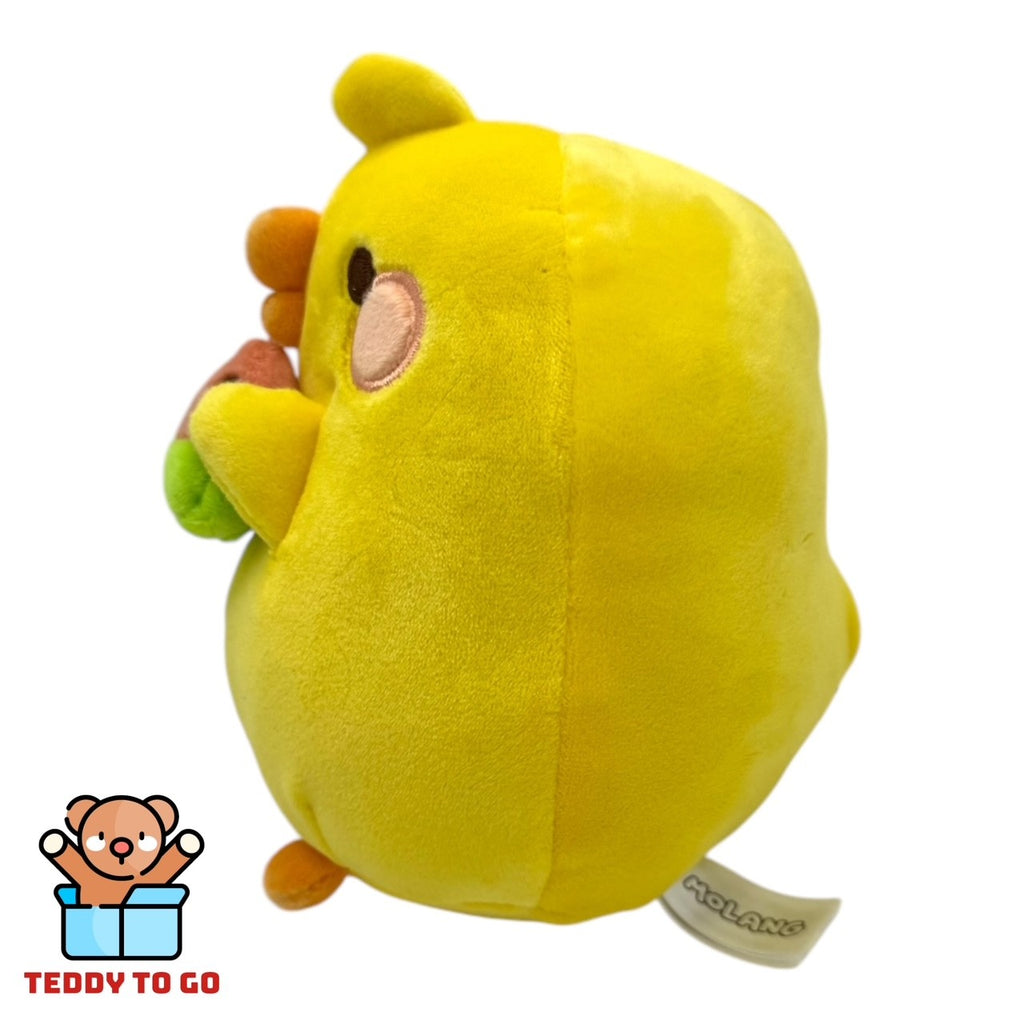 Molang Piu Piu met Watermeloen knuffel zijkant