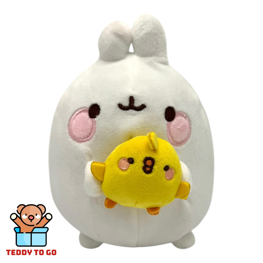 Molang met Piu Piu knuffel voorkant