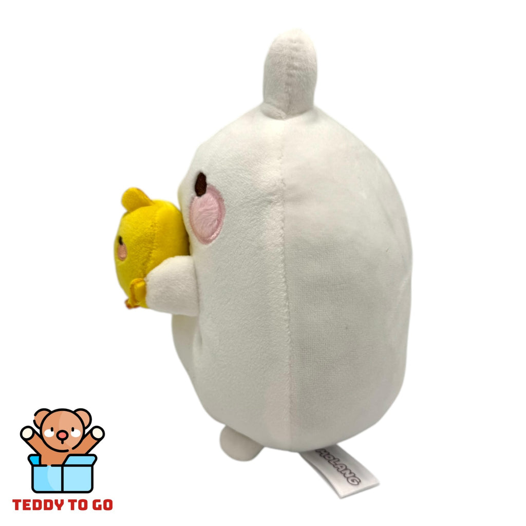 Molang met Piu Piu knuffel zijkant