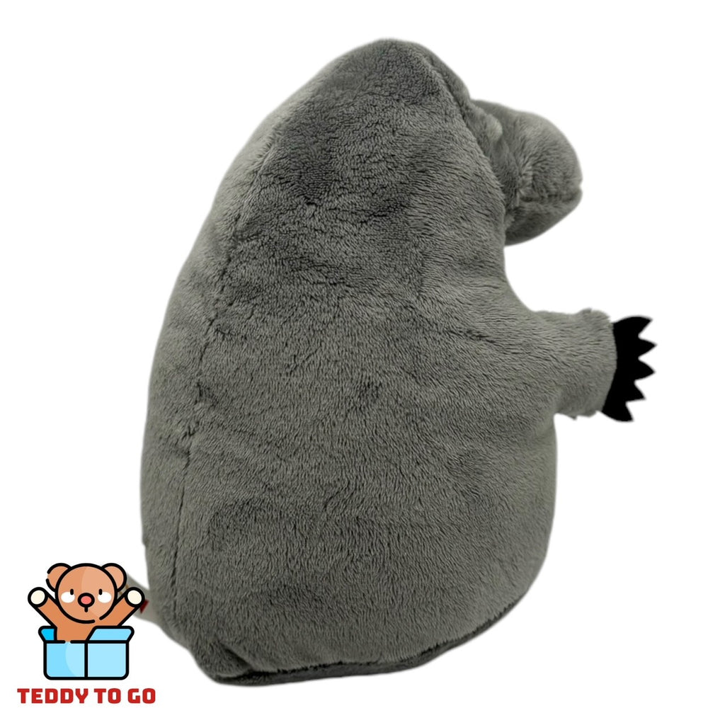 Moomin Groke knuffel achterkant