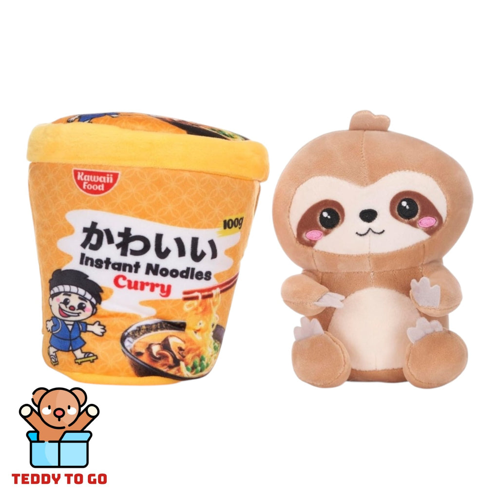 Kawaii Instant Noodles Curry Luiaard knuffel