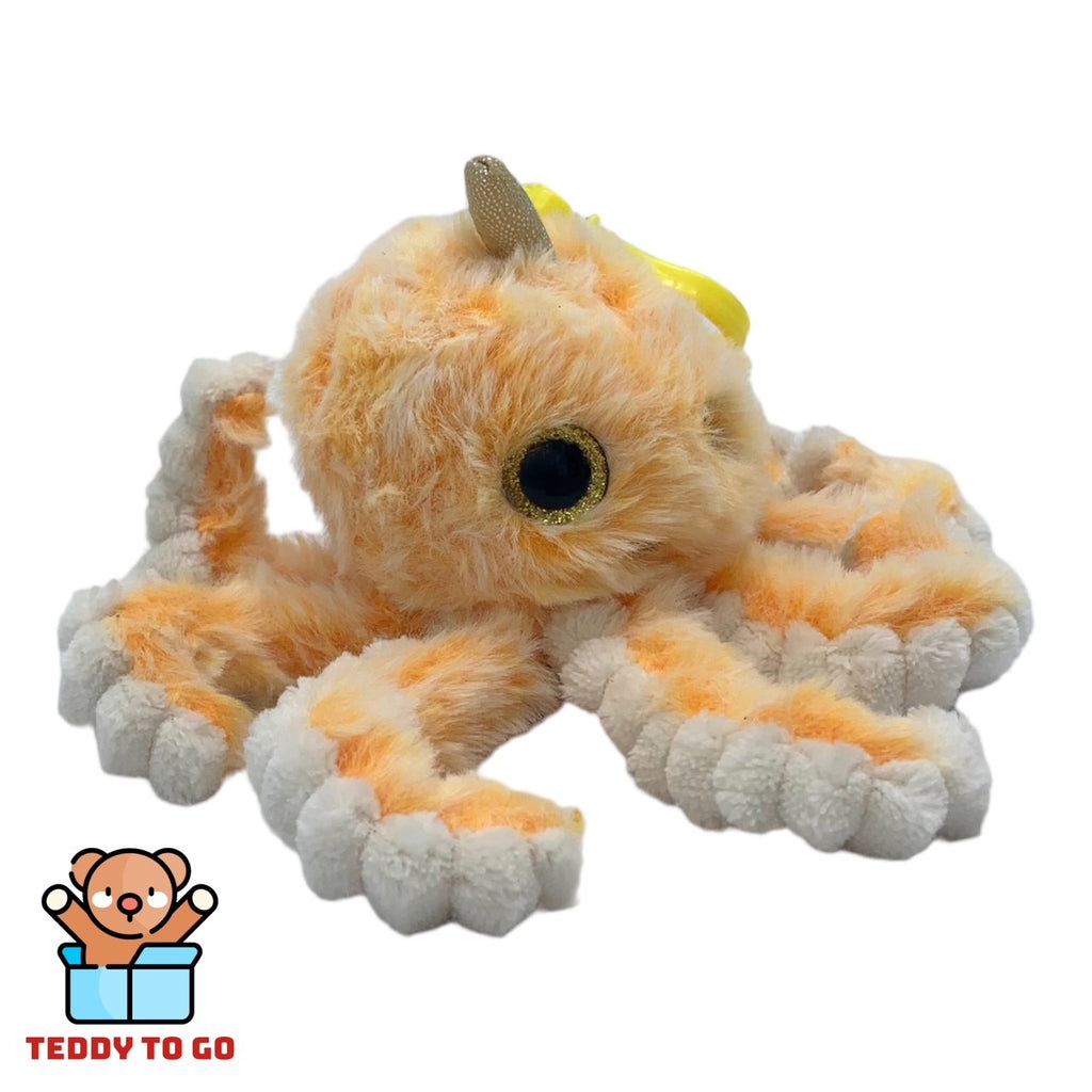 Octopus Bagclip knuffel zijaanzicht