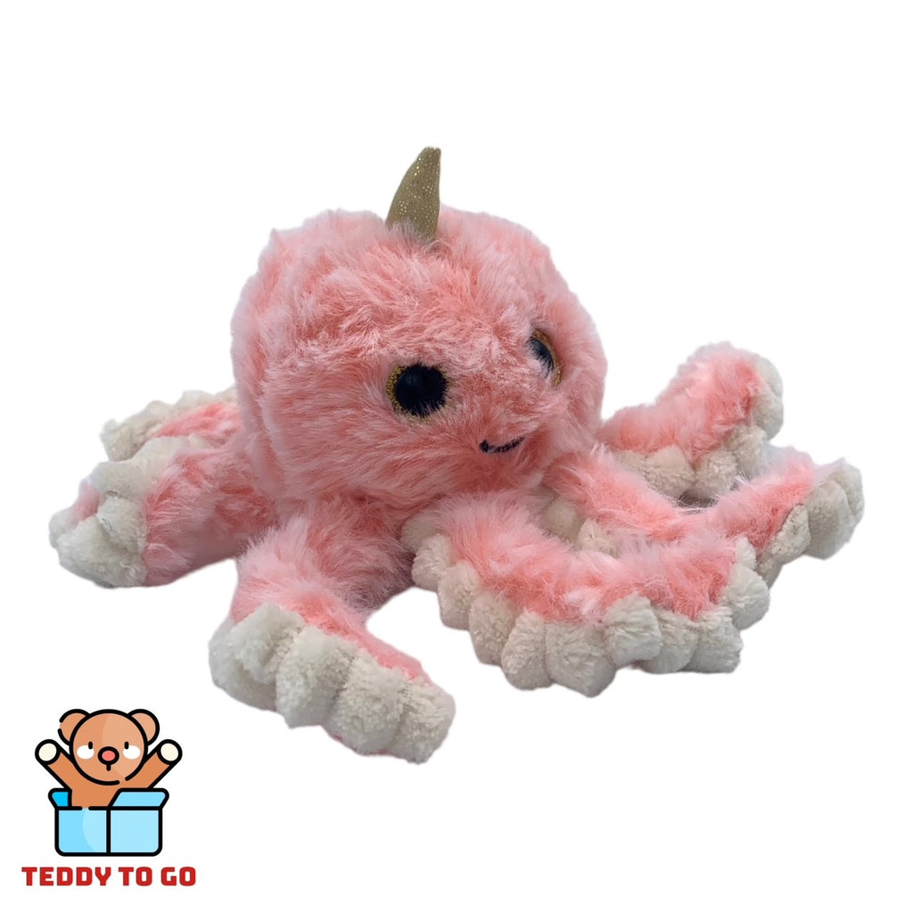 Octopus Bagclip knuffel zijaanzicht