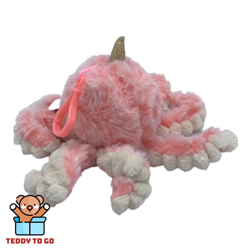 Octopus Bagclip knuffel achterkant