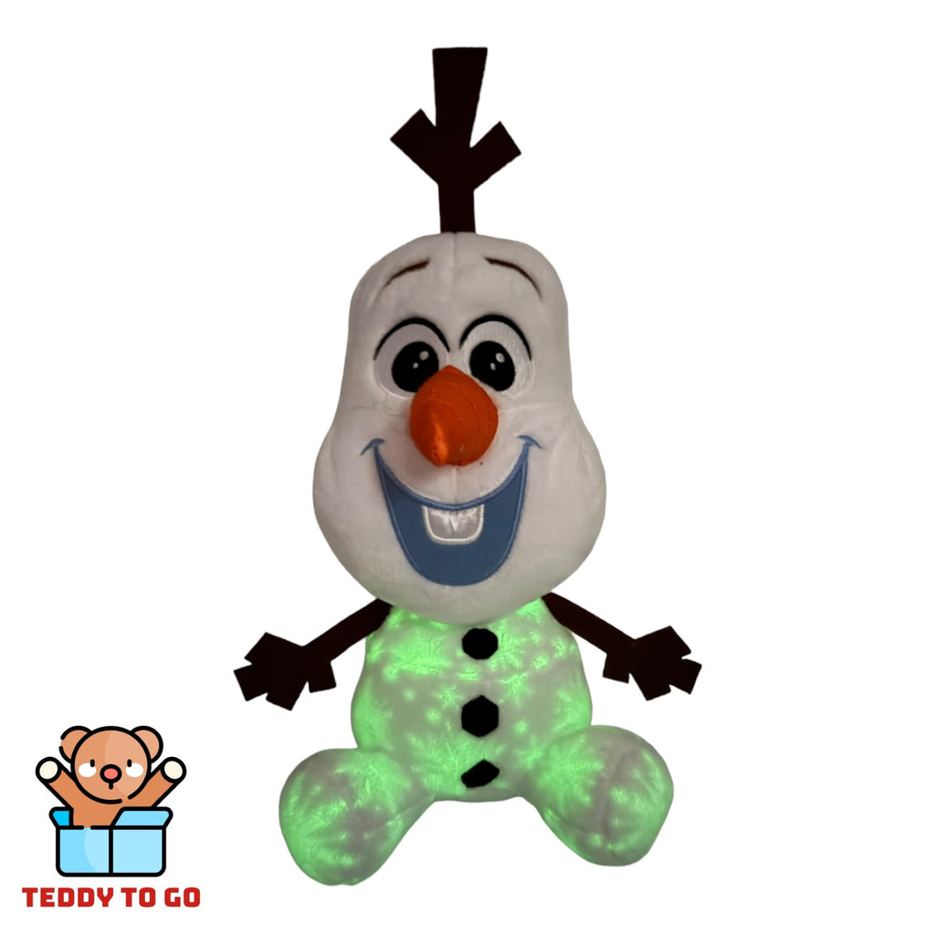 Disney Frozen Olaf knuffel in het donker
