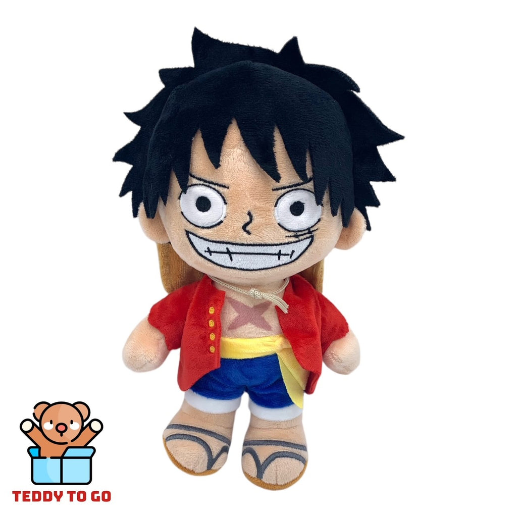 One Piece Monkey D. Luffy knuffel voorkant