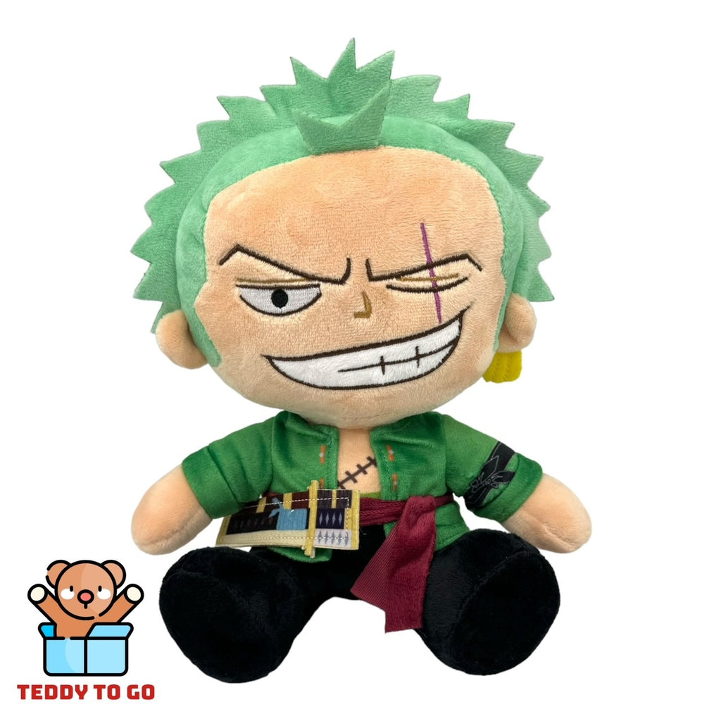 One Piece Ronoroa Zoro knuffel voorkant