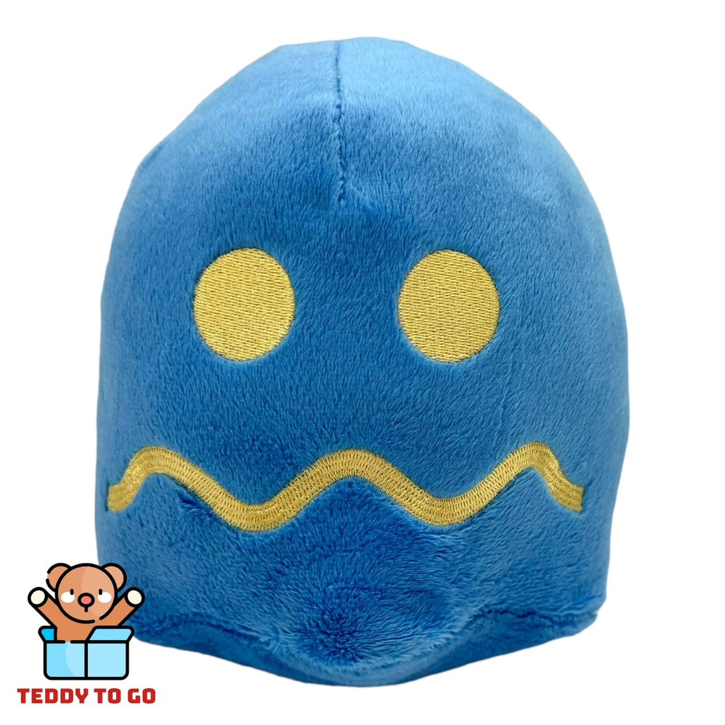 Pac-Man Donkerblauwe Spook knuffel voorkant