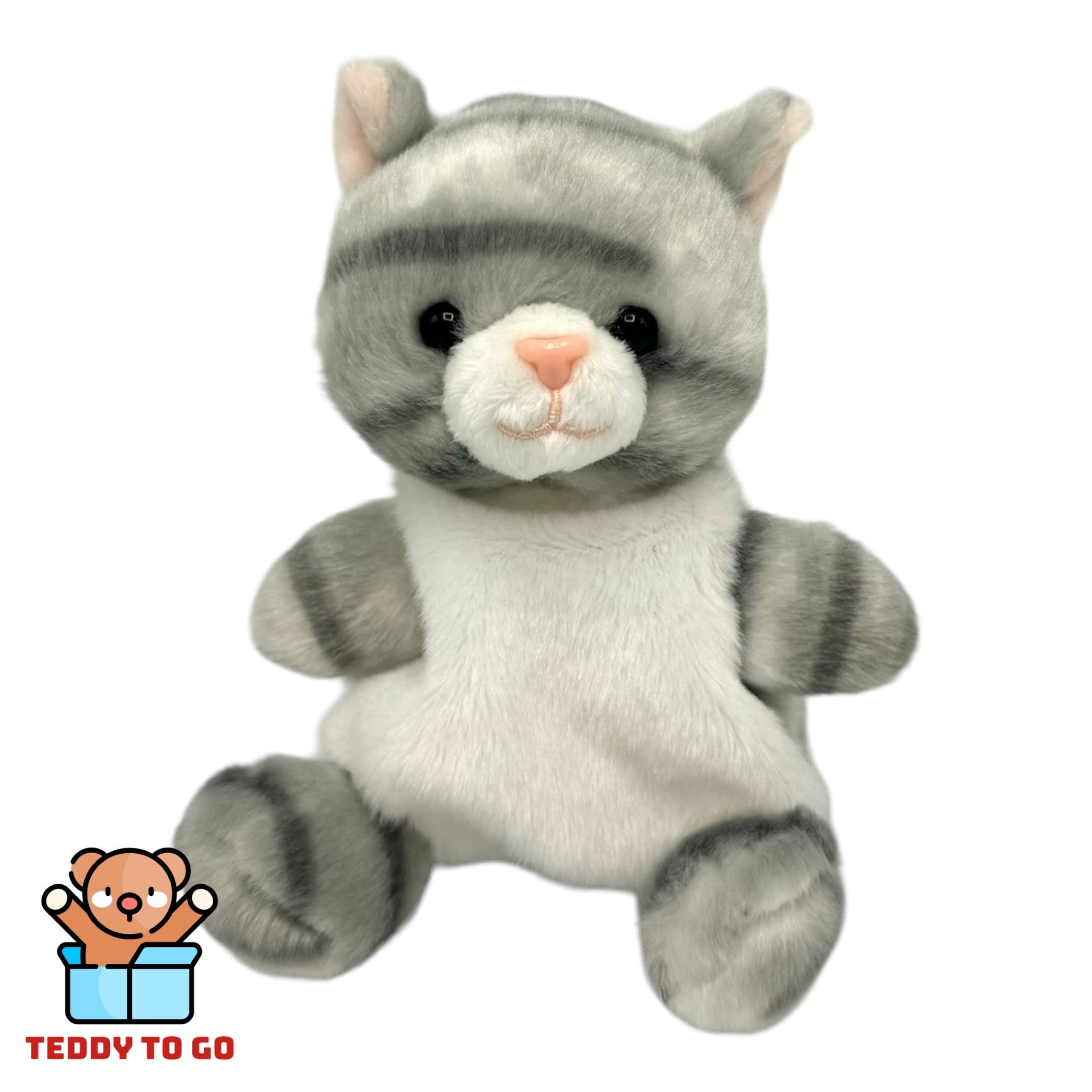 cat palm pal Palm Pals Grey Cat plush 13 cm – Teddy to Go