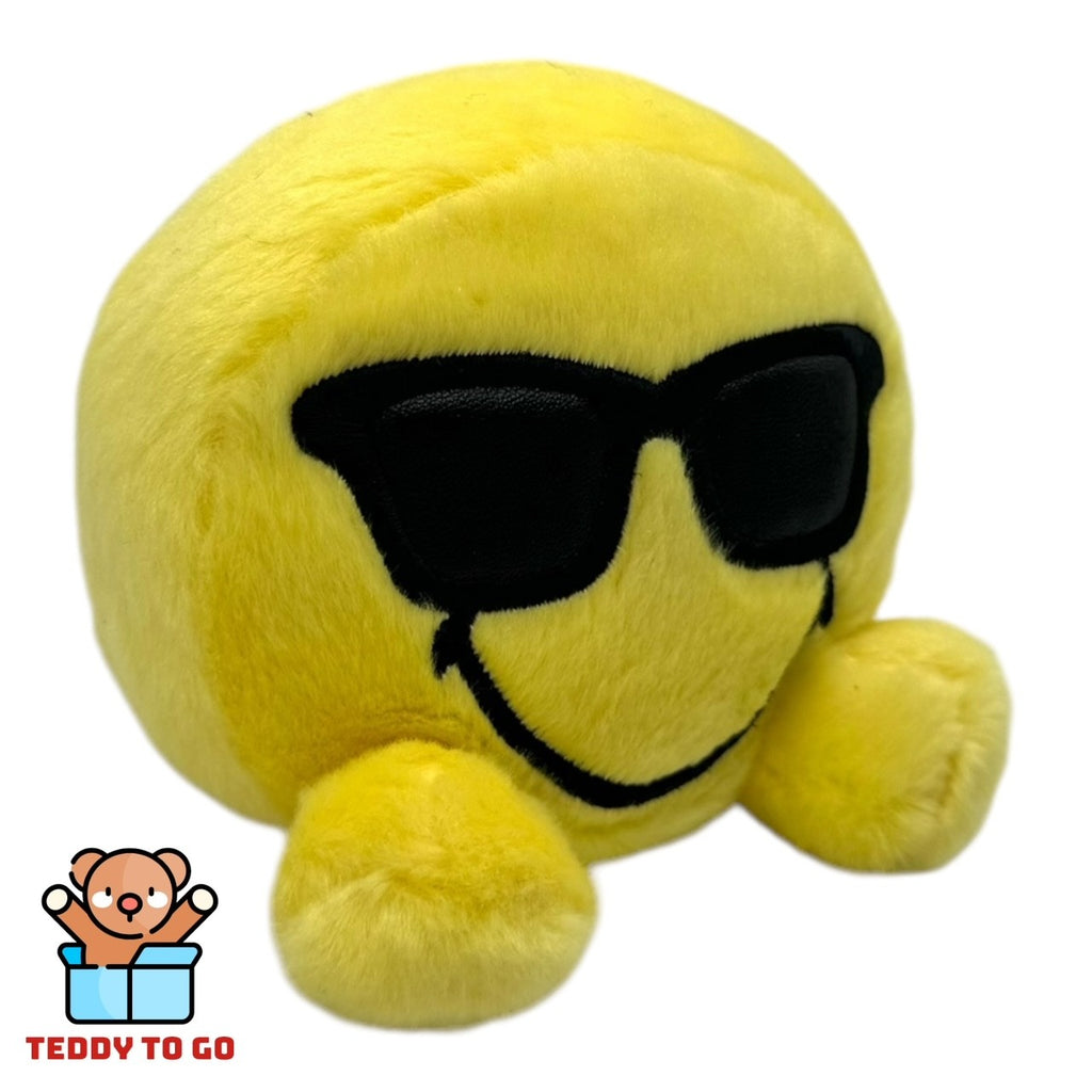 Palm Pals Smiley knuffel zijaanzicht