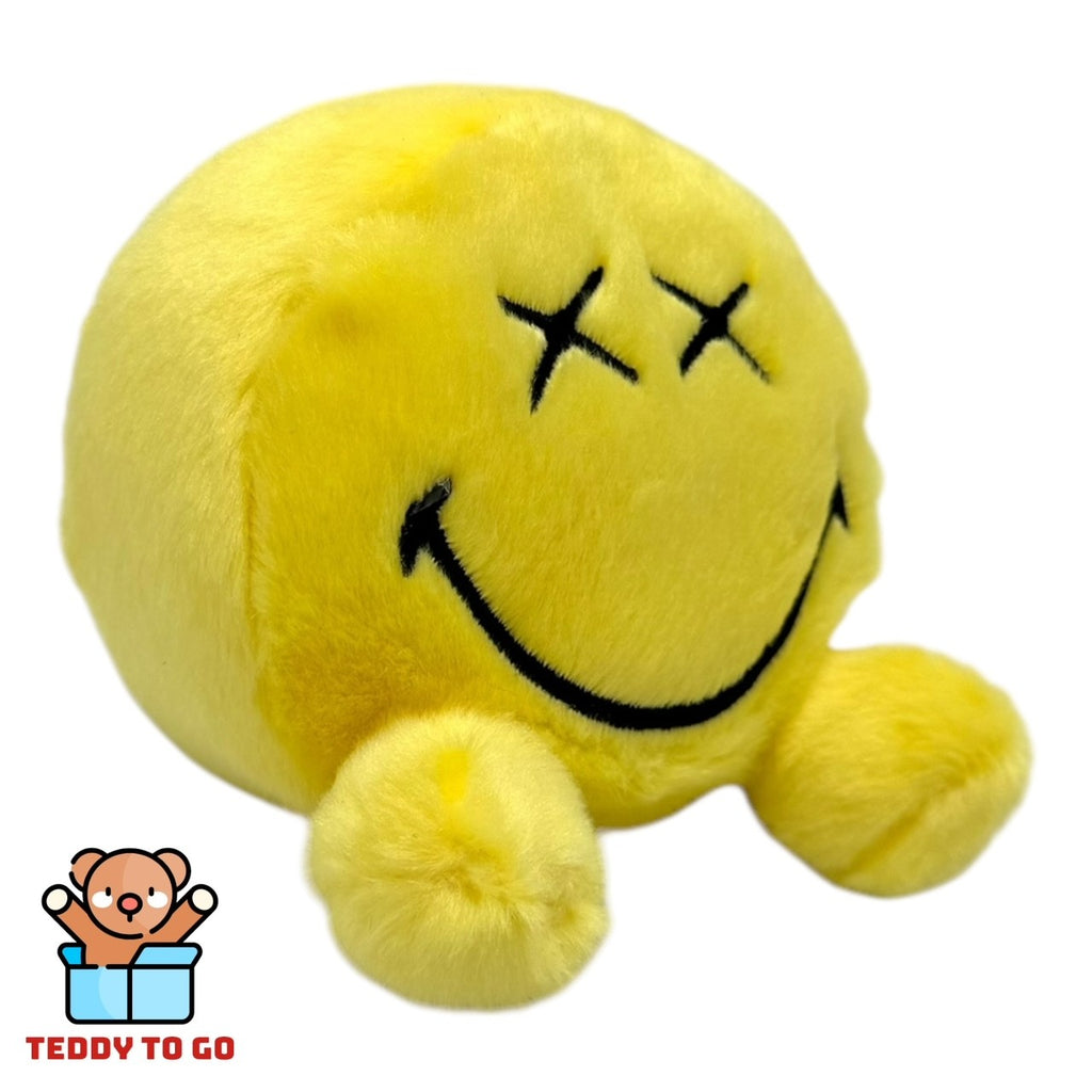 Palm Pals Smiley knuffel zijaanzicht