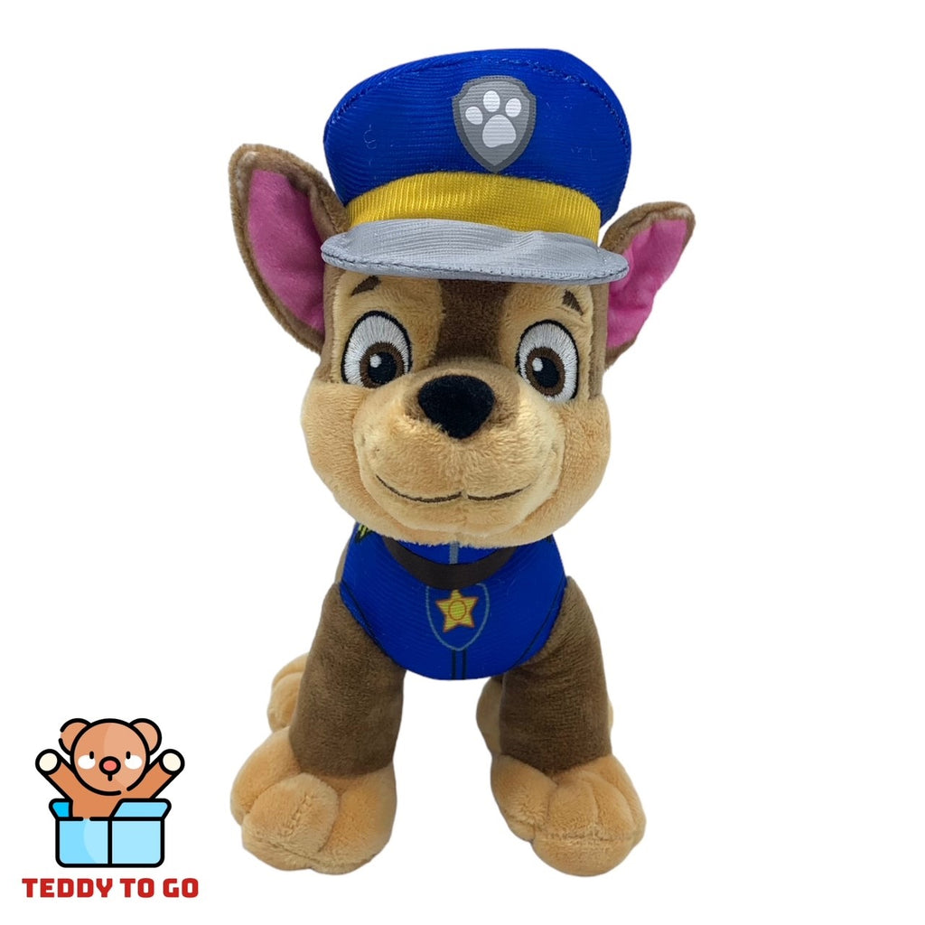 Paw Patrol Chase knuffel voorkant