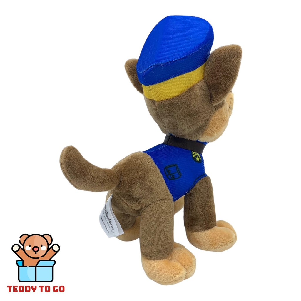 Paw Patrol Chase knuffel achterkant