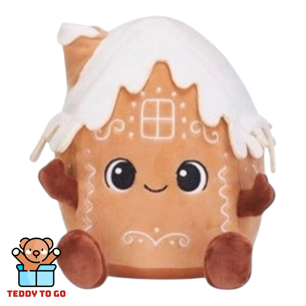 Kawaii Christmas Gingerbread Huis knuffel