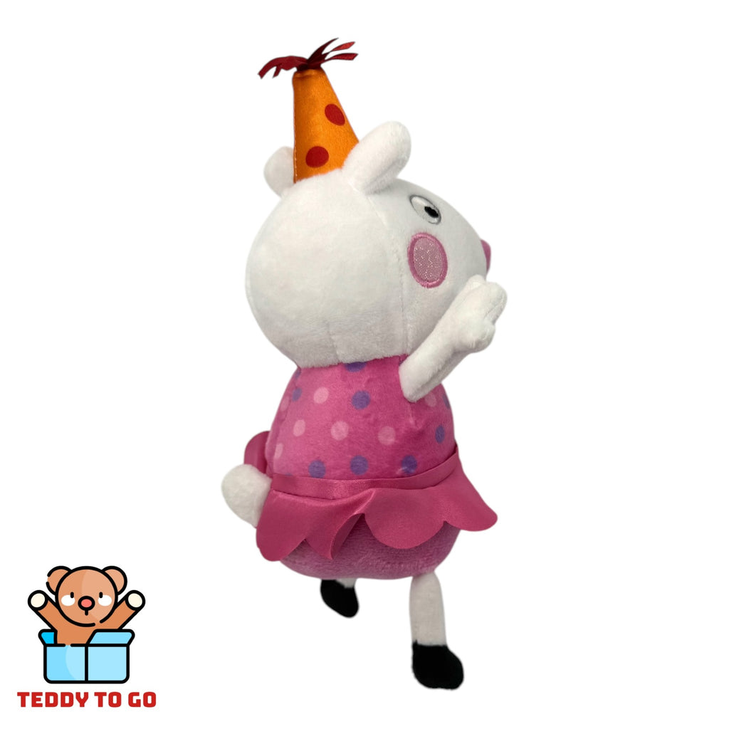 Peppa Pig Suzy Schaap knuffel achterkant