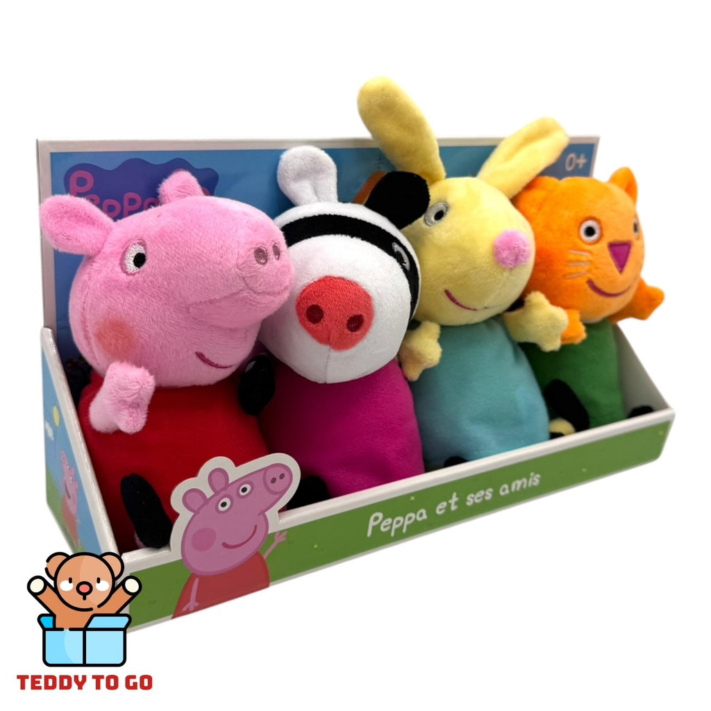 Peppa Pig knuffelset zijaanzicht