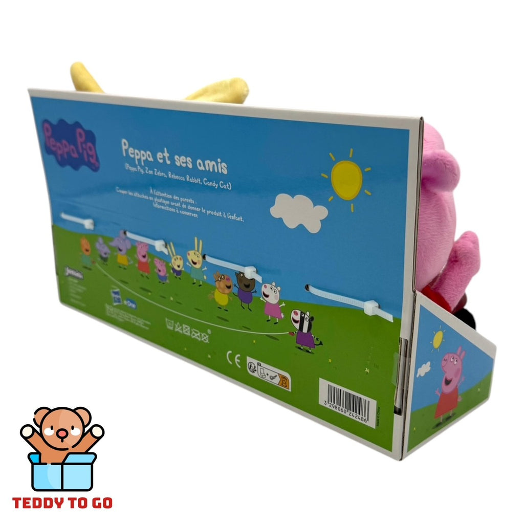 Peppa Pig knuffelset achterkant