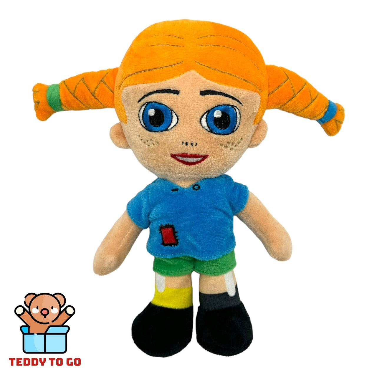 Stoffen pop lappenpop Georgie 35 cm – – by Selintoys Stoffen pop lappenpop Georgie 35 cm – – by Selintoys