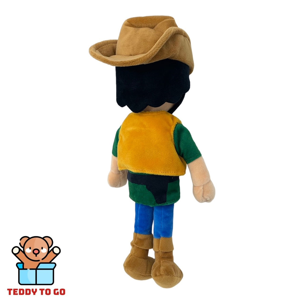 Playmobil Sheriff knuffel achterkant