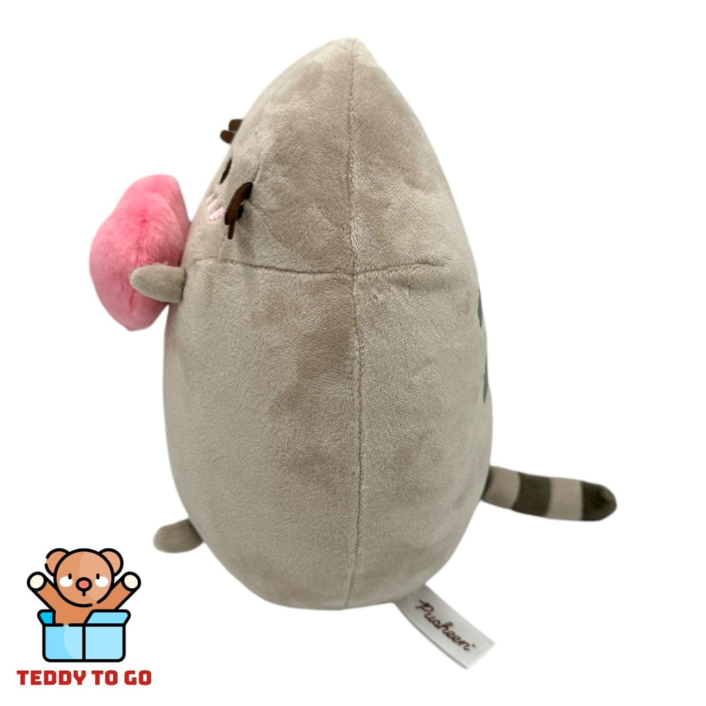 Pusheen the Cat met Hart knuffel zijkant