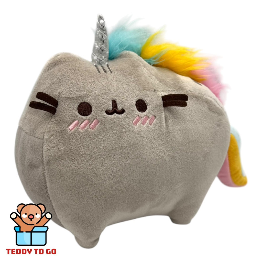 Pusheen the Cat Pusheenicorn Blushing knuffel zijaanzicht