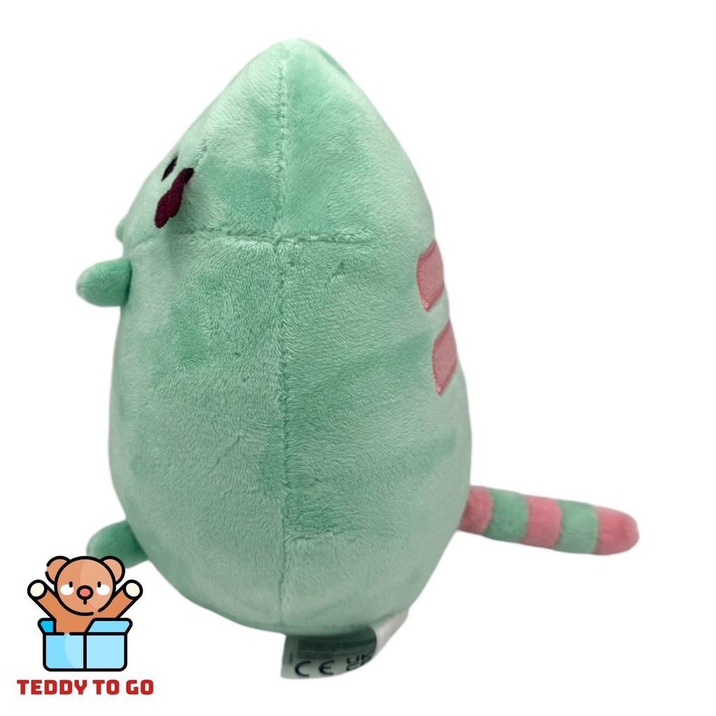 Mint Pastel Pusheen the Cat knuffel zijkant