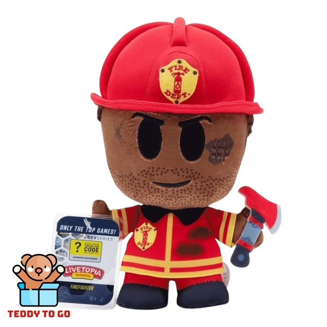Livetopia Firefighter knuffel